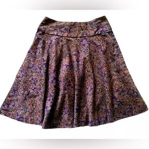 American Living Paisley Floral A-Line Skirt Size 6